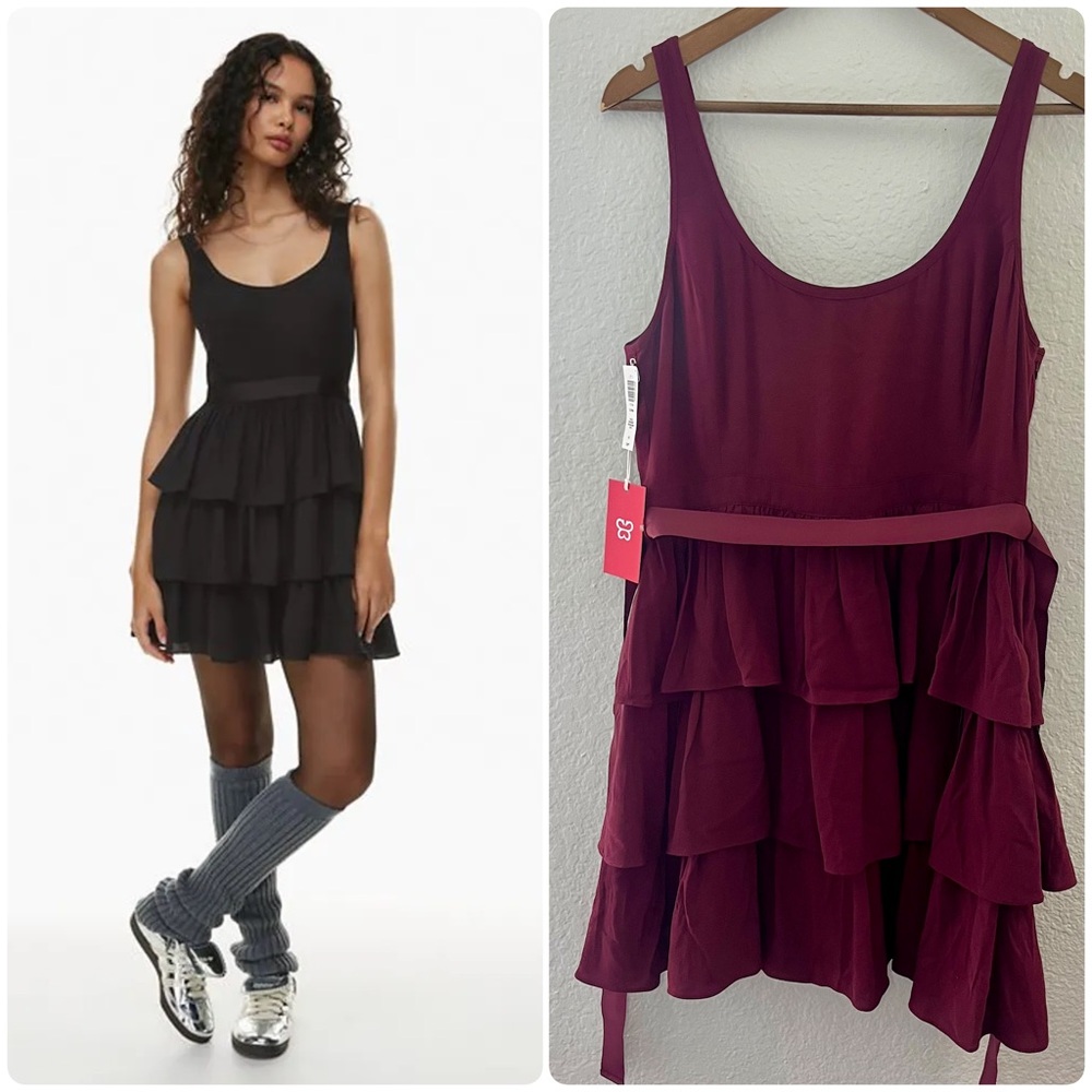 Sunday Best NWT Elphin Spiced Burgundy Dress Size Large